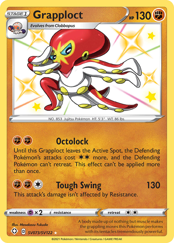 Grapploct Sv073 122 Shiny Vault Holofoil