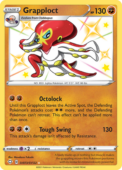 Grapploct Sv073 122 Shiny Vault Holofoil