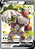 Rillaboom V Sv105 122 Shiny Vault Holofoil