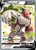 Rillaboom V Sv105 122 Shiny Vault Holofoil