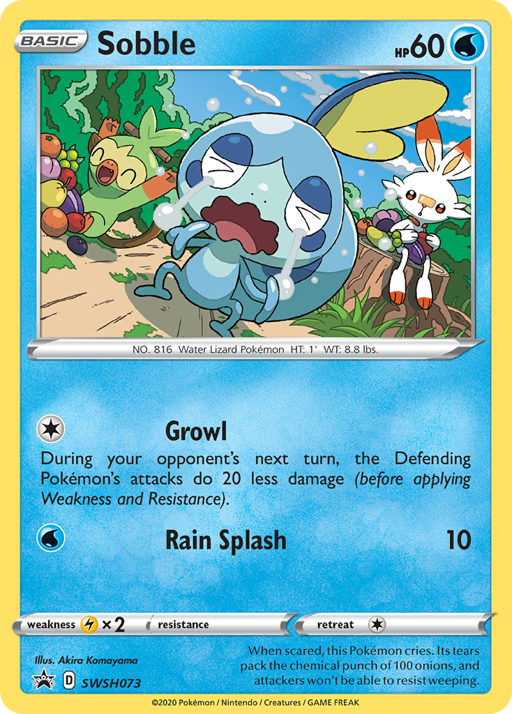 Sobble Swsh073 298 Swsh Black Star Promos Holofoil