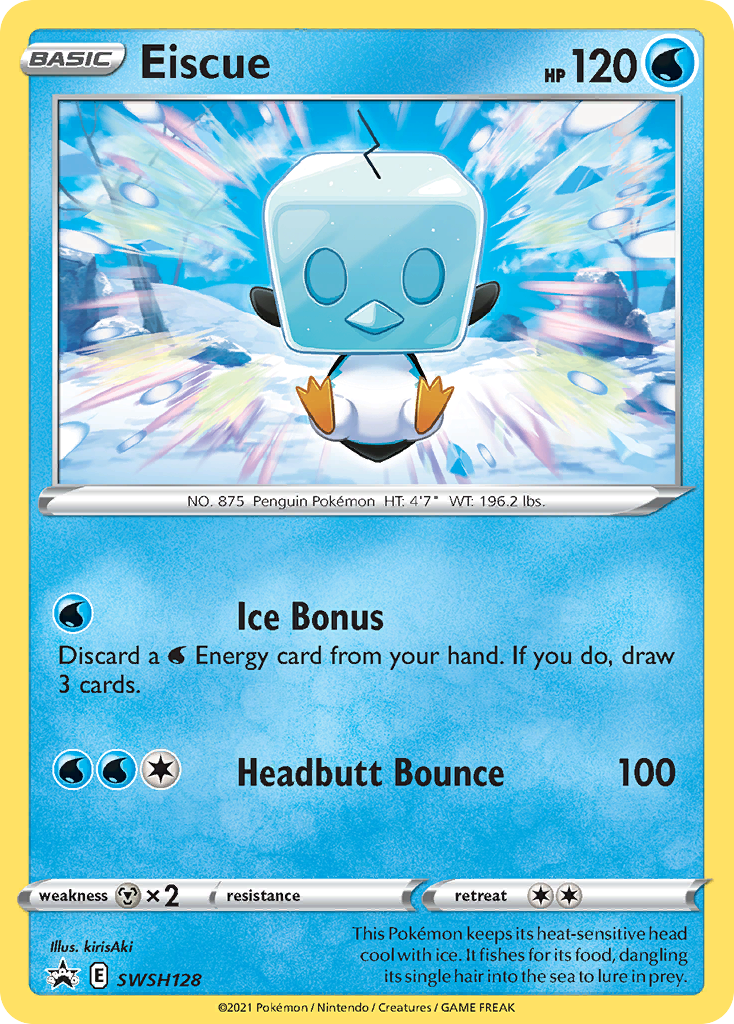 Eiscue Swsh128 298 Swsh Black Star Promos Holofoil