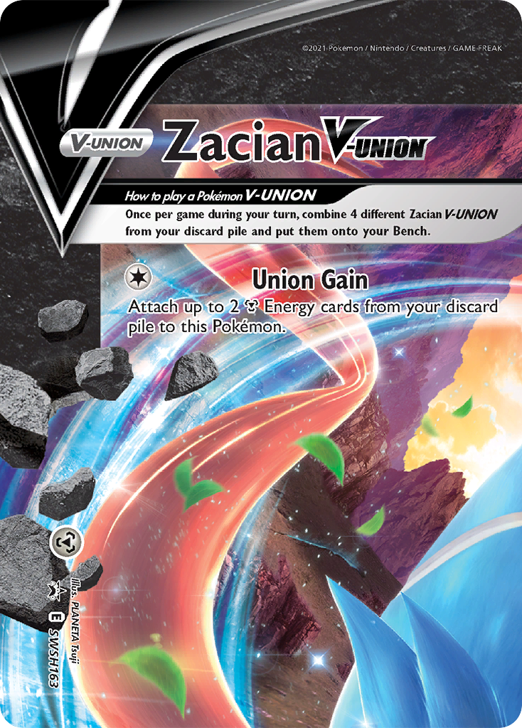 Zacian V Union Swsh163 298 Swsh Black Star Promos Holofoil