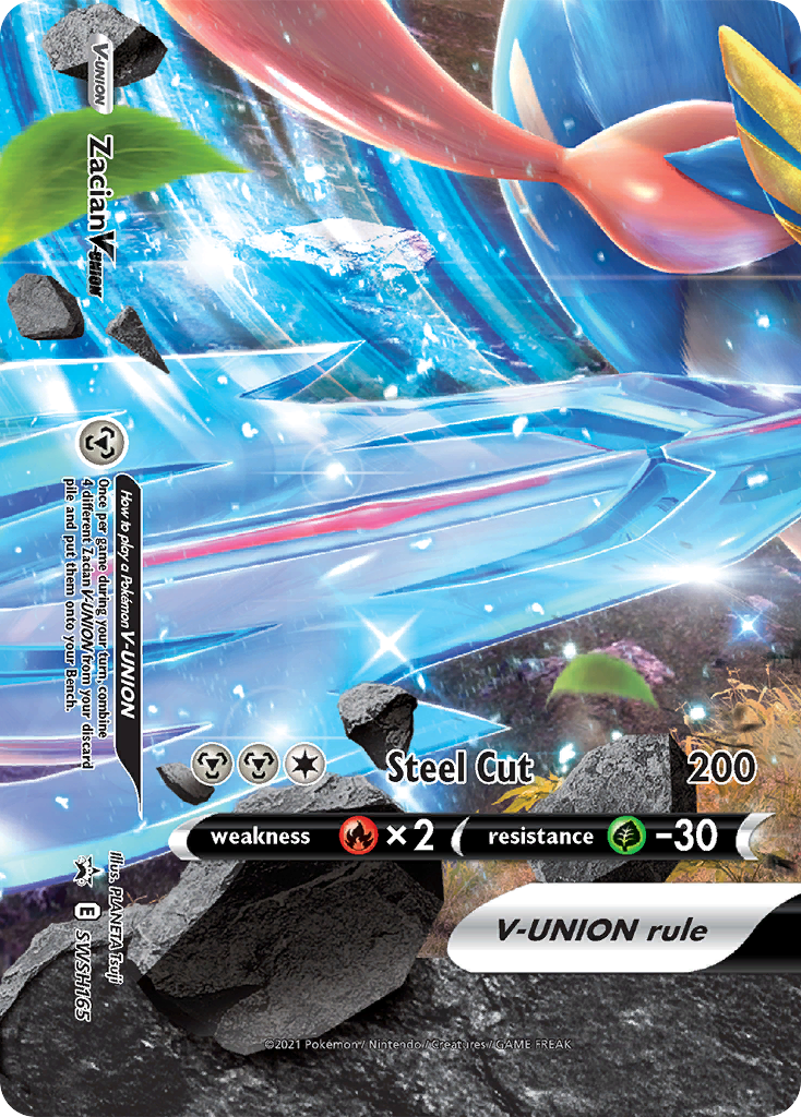 Zacian V Union Swsh165 298 Swsh Black Star Promos Holofoil