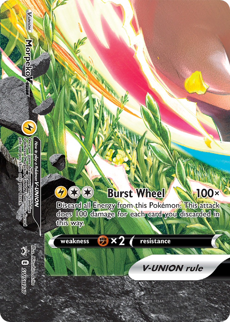 Morpeko V Union Swsh217 298 Swsh Black Star Promos Holofoil