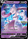 Mewtwo V Swsh223 298 Swsh Black Star Promos Holofoil