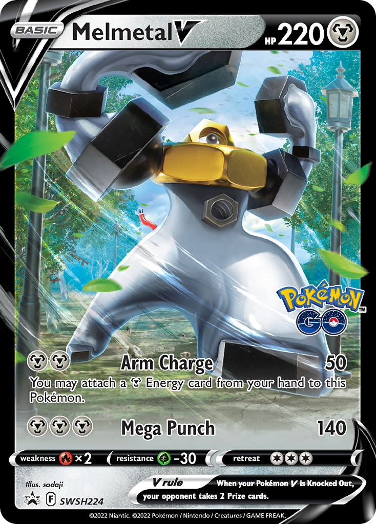 Melmetal V Swsh224 298 Swsh Black Star Promos Holofoil