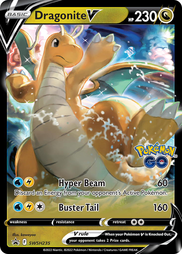 Dragonite V Swsh235 298 Swsh Black Star Promos Holofoil