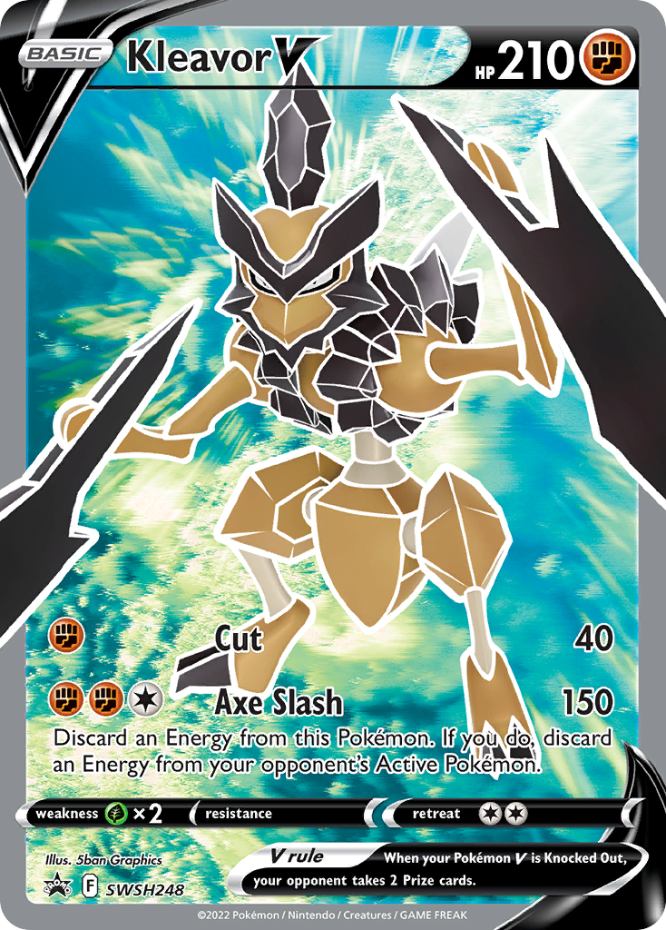 Kleavor V Swsh248 298 Swsh Black Star Promos Holofoil