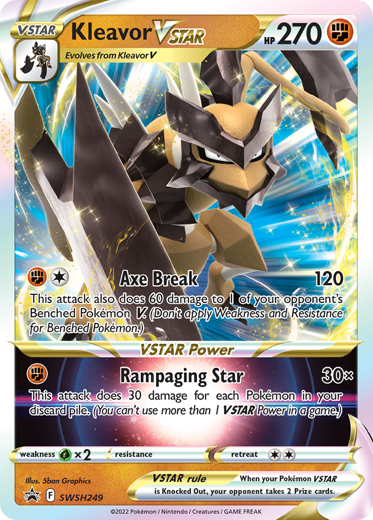 Kleavor Vstar Swsh249 298 Swsh Black Star Promos Holofoil