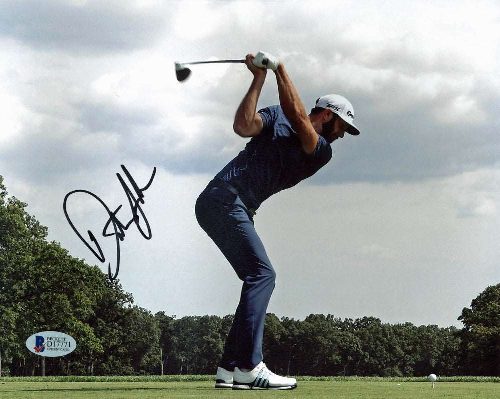 Dustin Johnson PGA Golf Authentic Signed 8x10 Photo Autographed BAS #D17771