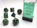 Chessex: Scarab Jade/Gold 7-Die Set