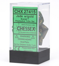 Chessex: Scarab Jade/Gold 7-Die Set