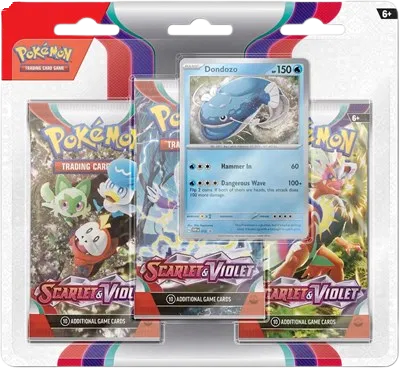 Pokémon TCG: Scarlet & Violet 3 Pack Blister [Dondozo]