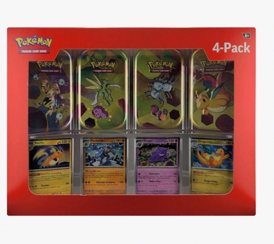 Sam's Club 151 (4 Mini Tins + 4 Promo Cards Bundle) - SV: Scarlet & Violet 151 (MEW)