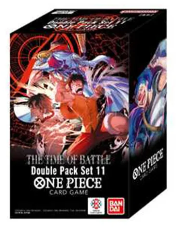 One Piece Card Game: Double Pack Volume 11 (DP-11) The Time of Battle - Single Box