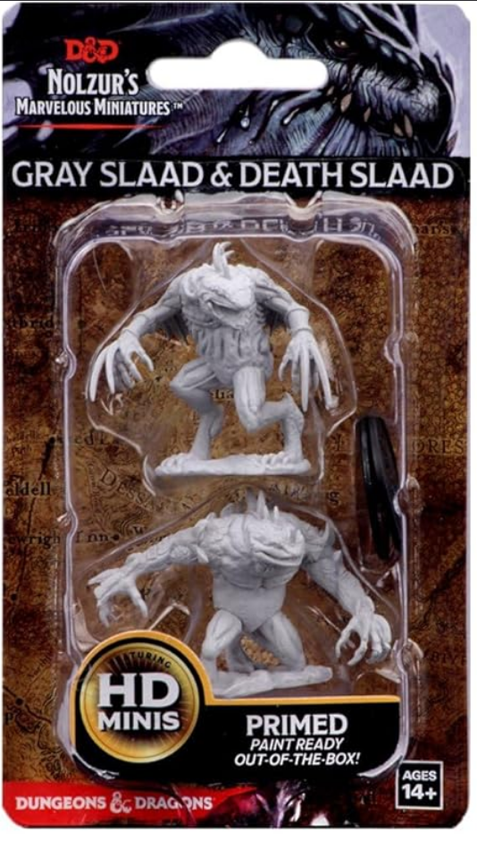 Dungeons & Dragons: Nolzur's Marvelous Unpainted Miniatures - W05 Grey Slaad & Death Slaad