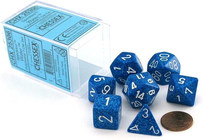 Chessex: Speckled Water 7-Die Set