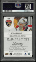 Spencer Knight Young Guns PSA 10 RC 2021-22 Upper Deck