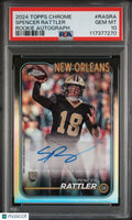 Spencer Rattler Auto RC PSA 10 Rookie 2024 Topps Chrome Variation
