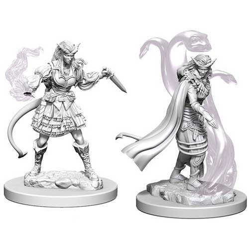 Dungeons & Dragons: Nolzur's Marvelous Unpainted Miniatures - W04 Tiefling Female Sorcerer