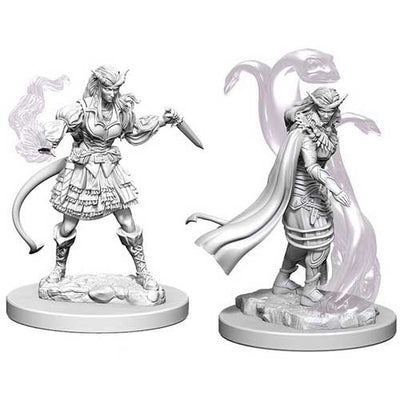 Dungeons & Dragons: Nolzur's Marvelous Unpainted Miniatures - W04 Tiefling Female Sorcerer