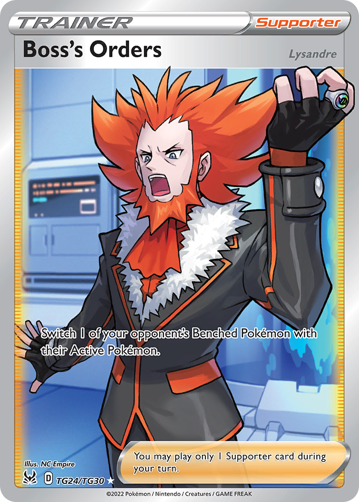 Boss's Orders Tg24 30 Lost Origin Trainer Gallery Holofoil