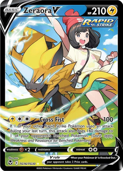 Zeraora V - SWSH12: Silver Tempest Trainer Gallery