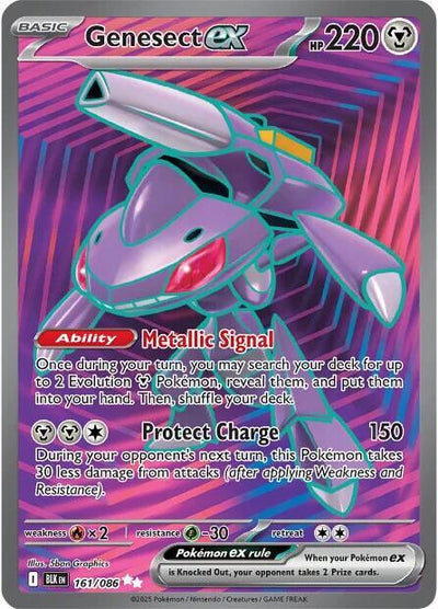 Genesect ex - 161/086 - SV: Black Bolt