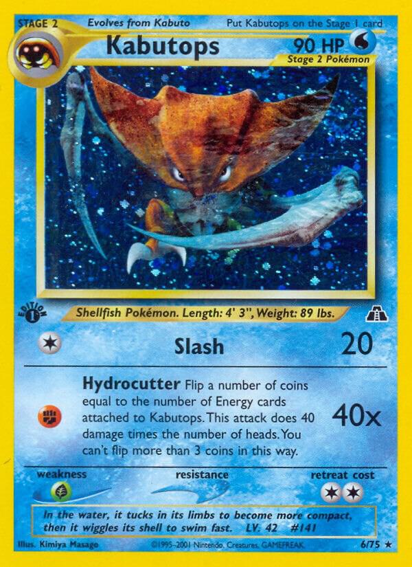 Kabutops (6) - Neo Discovery