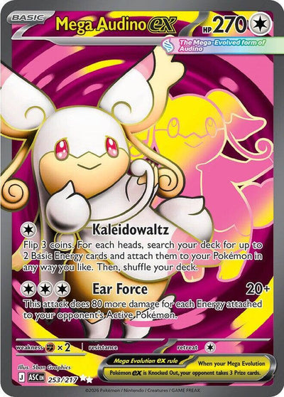 Mega Audino ex - 253/217 - ME: Ascended Heroes