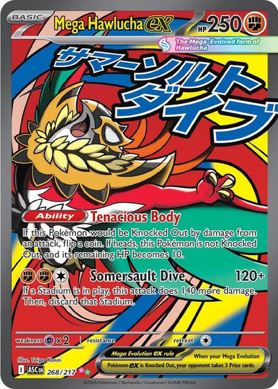 Mega Hawlucha ex - 268/217 - ME: Ascended Heroes