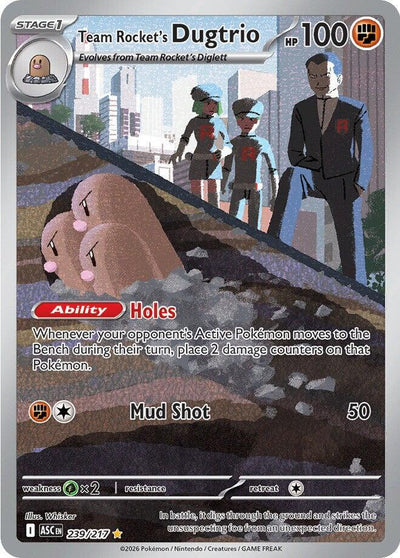 Team Rocket's Dugtrio - 239/217 - ME: Ascended Heroes