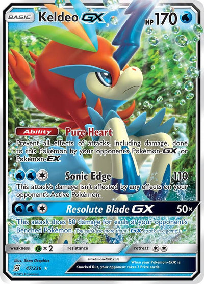 Keldeo GX - SM - Unified Minds