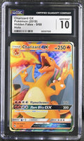 2019 POKEMON HIDDEN FATES CHARIZARD GX #9/68 CGC 10