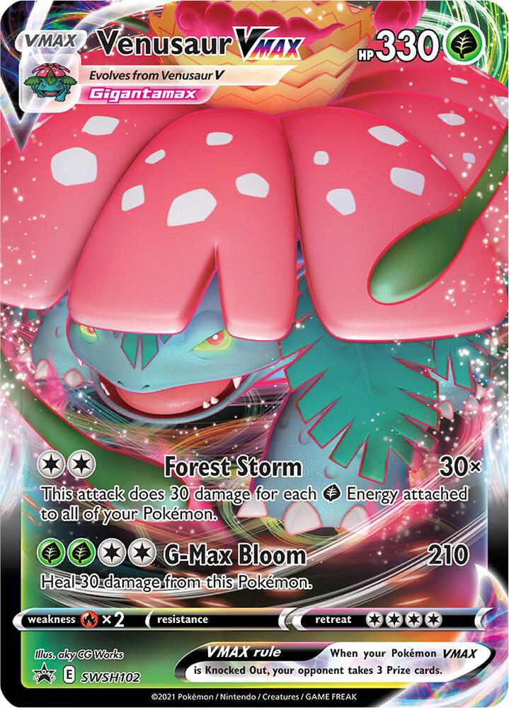 Venusaur VMAX - SWSH102 - SWSH: Sword & Shield Promo Cards