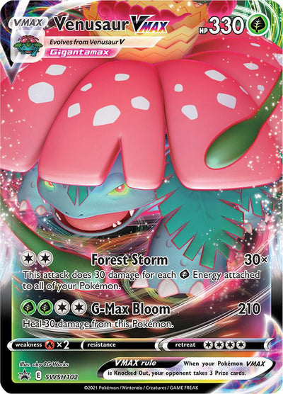Venusaur VMAX - SWSH102 - SWSH: Sword & Shield Promo Cards