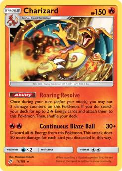 Charizard - 14/181 (SM Team Up) - Deck Exclusives
