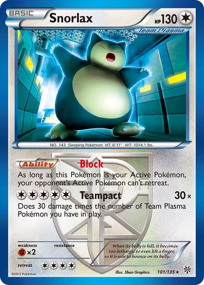 Snorlax (Team Plasma) - Plasma Storm