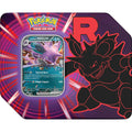 Pokémon TCG: Team Rocket Tin [Team Rocket's Nidoking ex]