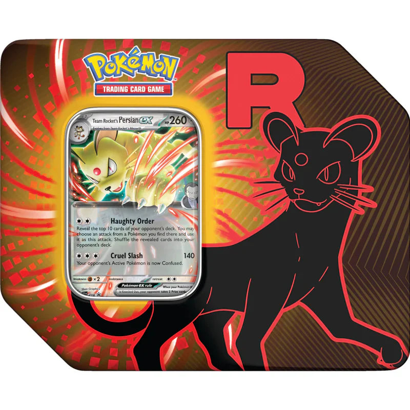 Pokémon TCG: Team Rocket Tin [Team Rocket's Persian ex]