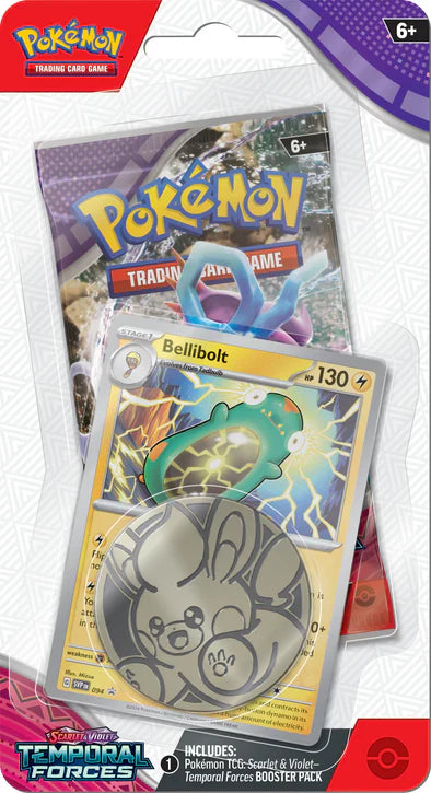 Pokémon TCG: Temporal Forces Checklane Blister [Bellibolt]
