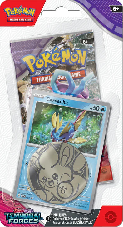 Pokémon TCG: Temporal Forces Checklane Blister [Carvanha]