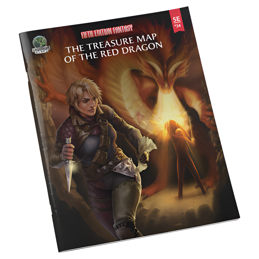 D&D 5E: Adventure: Fifth Edition Fantasy #34: The Red Dragon's Treasure Map