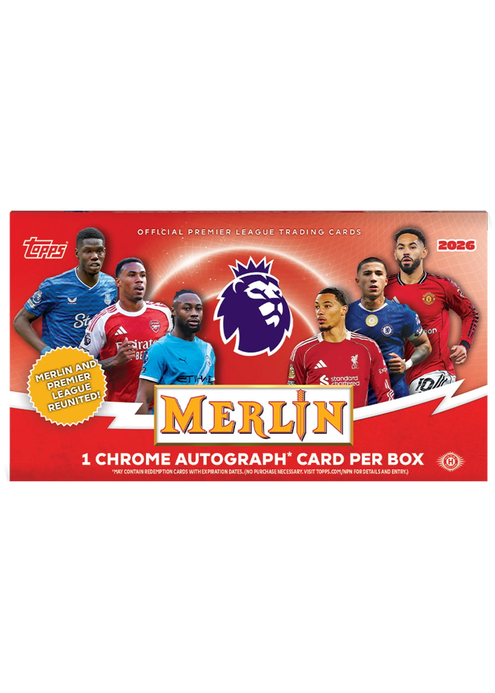 2025-26 Topps Merlin English Premier League Soccer Hobby Box