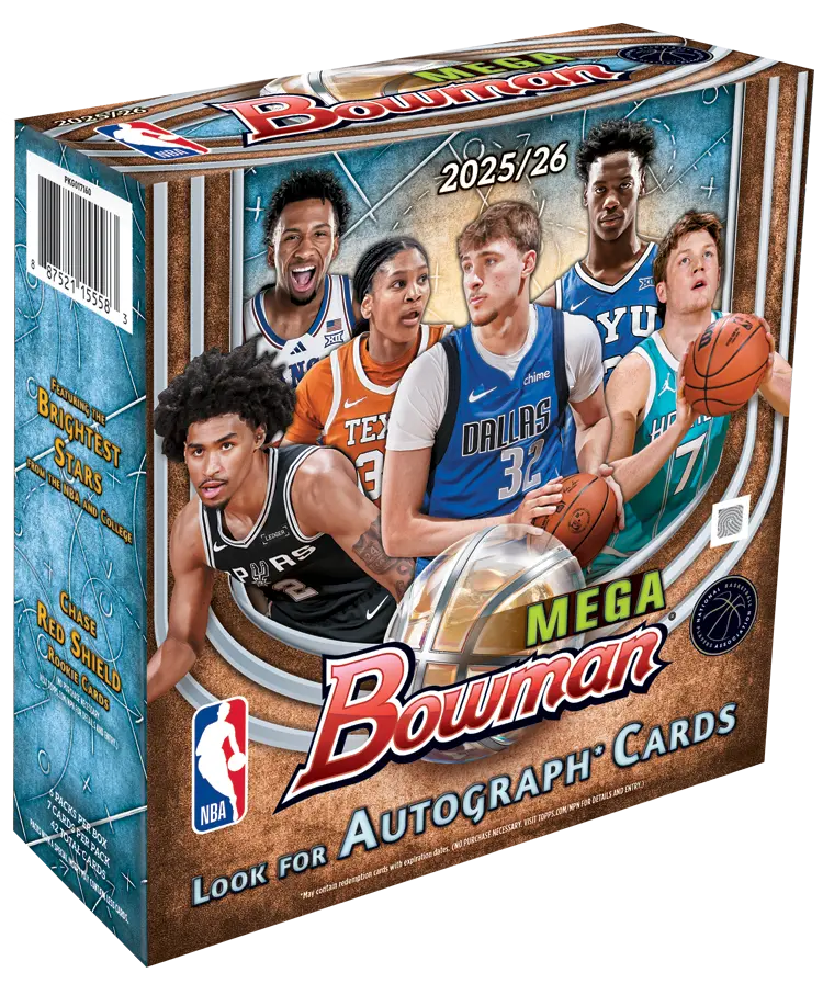 2025-26 Topps NBA Bowman Basketball Mega Box