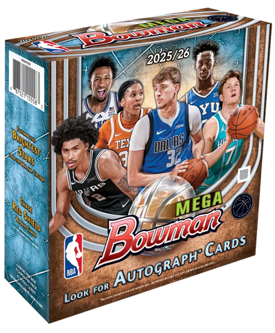 2025-26 Topps NBA Bowman Basketball Mega Box