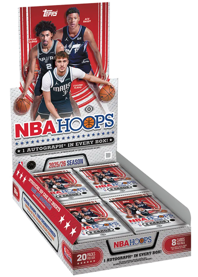 2025-26 Topps Basketball NBA Hoops Hobby Box