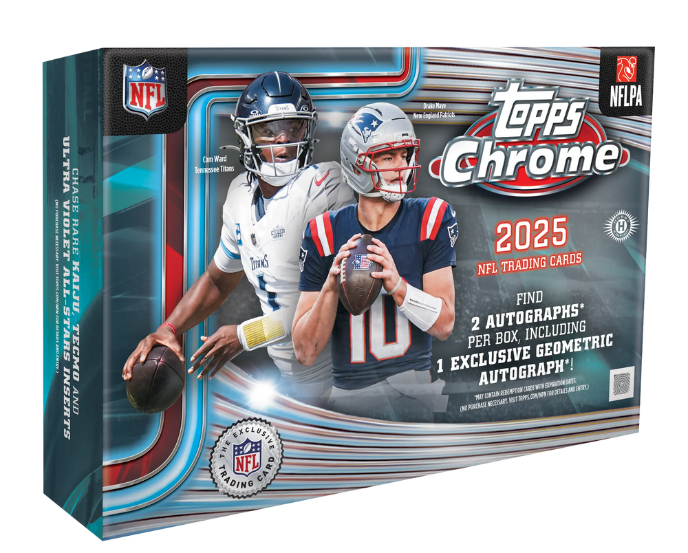 2025 Topps Chrome Football Delight Hobby Box