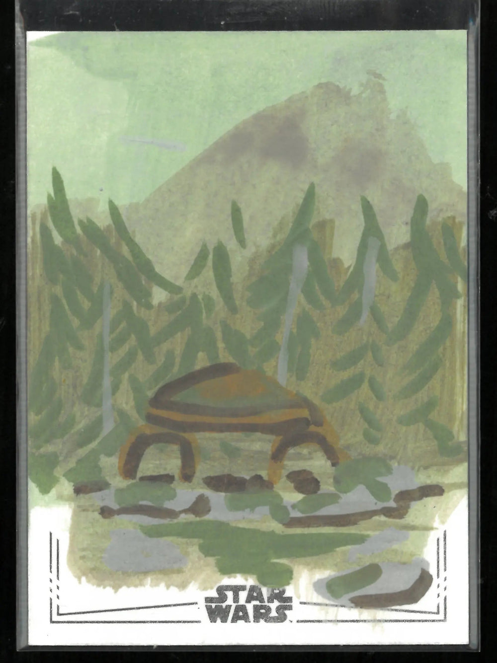 Topps Star Wars Authentic Star Wars Sketch Card Artist Signature